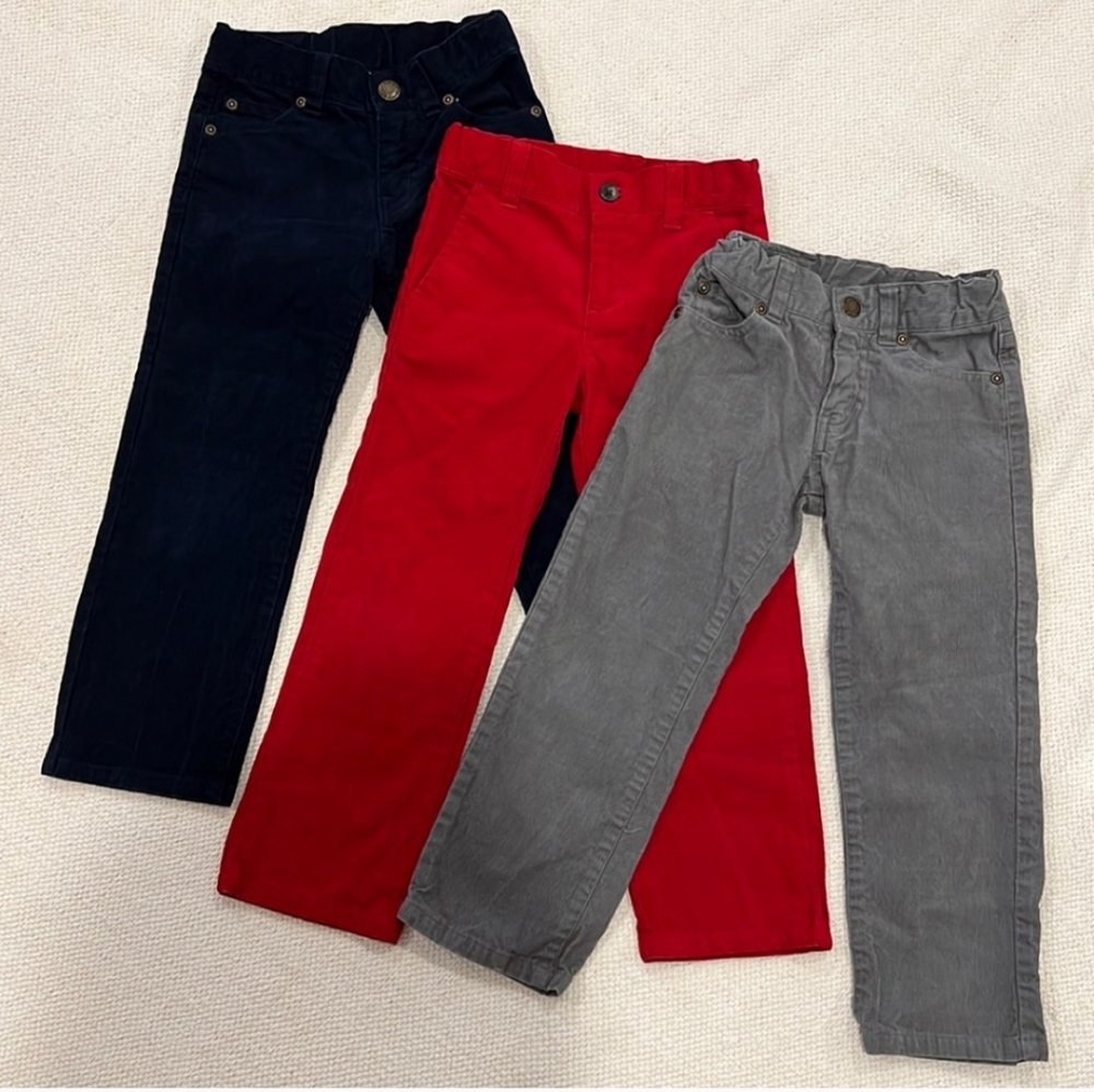 JANIE & JACK BUNDLE CORDUROY PANTS BOY